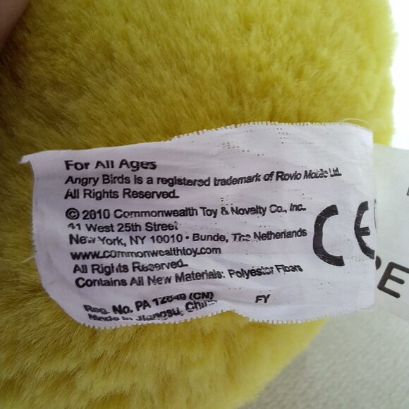 Angry Birds Lot Of‎ 3 Red, Yellow, Star Wars 4" Plush 2010 Plush Toy No Sound - Picture 4 of 10